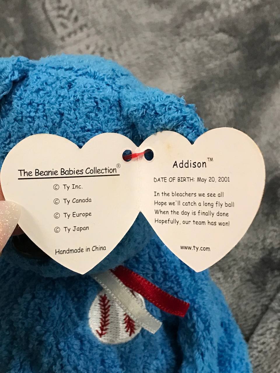 *RARE* MINT Addison Beanie Baby 2001 With Tags