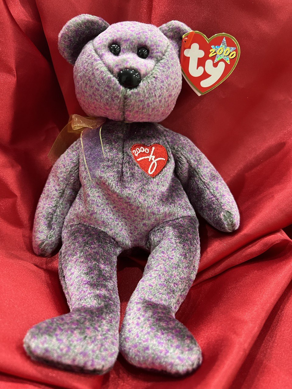 *RARE* MINT Signature Bear Beanie Baby 2000 With Tag